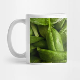 Fresh baby spinach Mug